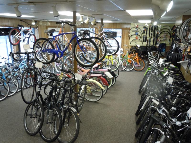 Prom Bike Shop bike display